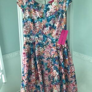 Betsey Johnson Multicolor Floral Dress